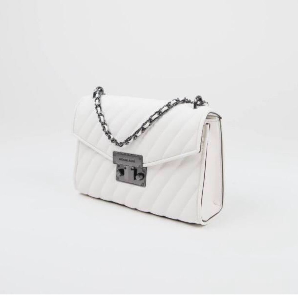 Michael Kors Rose Medium Quilted Shoulder Bag